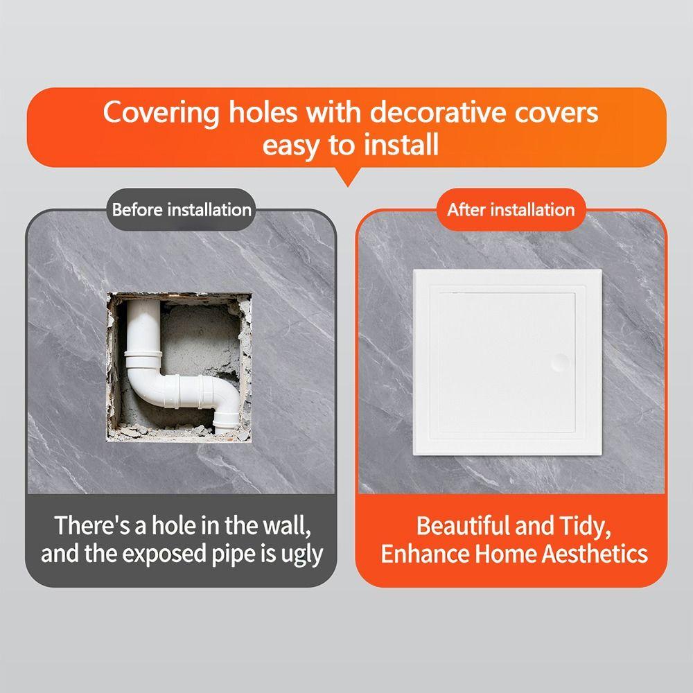 Plastikowa Klapka Otwierana Płyta Pokrywająca Typu Dociskanego Otwór Rewizyjny Drzwiczki Dostępu na Zawiasach Drzwi Ściana Sufit