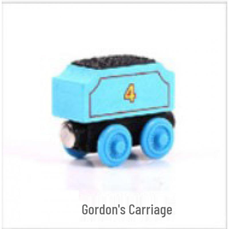 Magnetic Thomas the Tank Engine Wooden Train Set with Cake Party Decorations