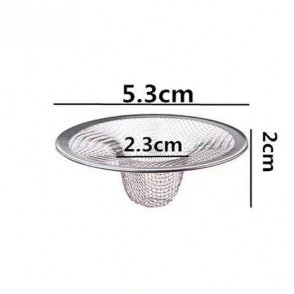 1 pcs Bathroom and Kitchen Sink Filters, Stainless Steel Mesh Sink Drain Filters, Hair Catchers for Bathroom Sinks, Sink Drain Filters