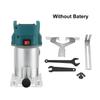 88V Cordless Electric Trimmer Woodworking Engraving Slotting Trimming Milling Machine Wood Router with 1/2 Battery 850W