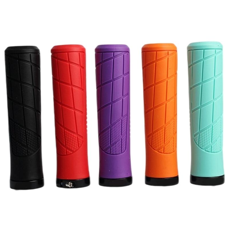 Single Locks on Locking Bicycles Handlebar Grip Nonslip Rubber Bicycles Handlebar Grip Cycling Accessories Enduring