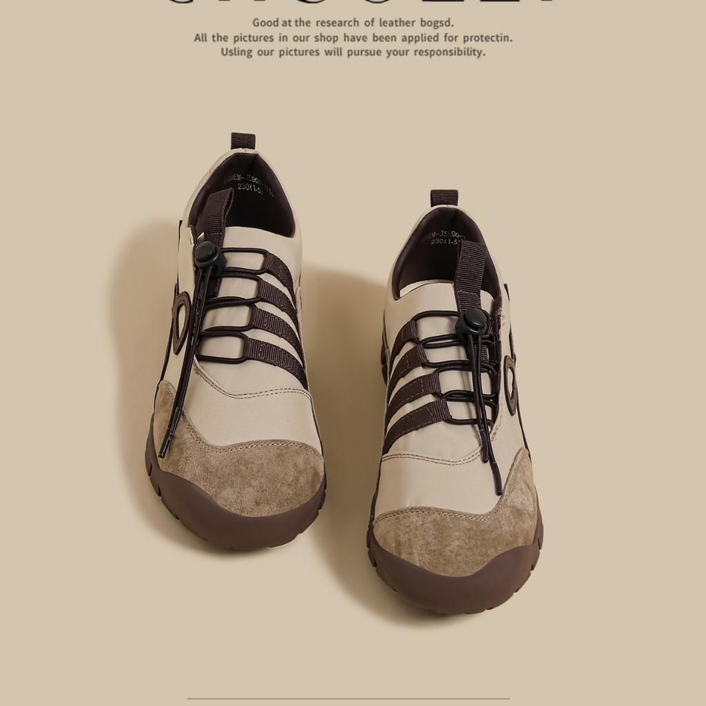 2025 Autumn New Platform Ballet Training Shoes Women's Brown Drawstring Internet Celebrity Sports Dad Shoes Casual Forrest Gump Shoes