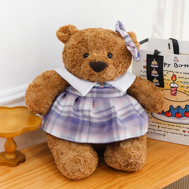 Barcelona Bear: Cute & Soft Children's Plush Doll for Home Decoration