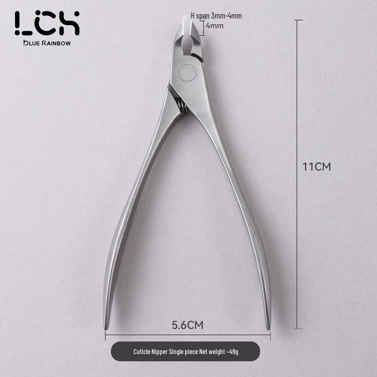 Dual-Use Stainless Steel Cuticle Nipper & Duckbill Pliers - Nail & Pedicure Beauty Tool