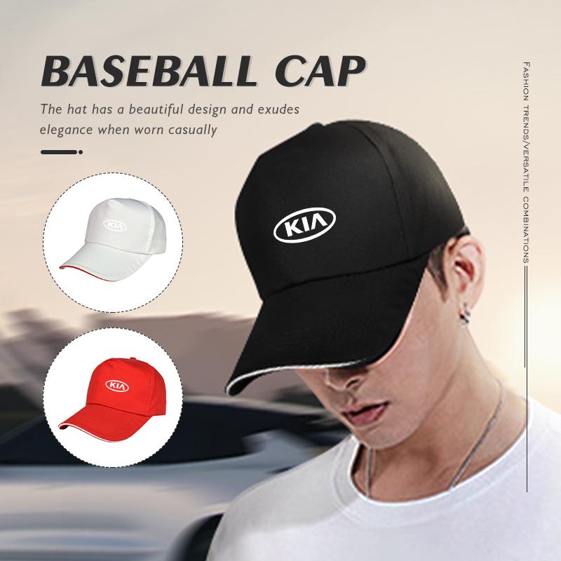 XDNK3 Car Casual Baseball Cap Adjustable Snapback Auto Logo Hats For KIA Rio K5 K2 Sportage Ceed Sorento Picanto Stinger Soul