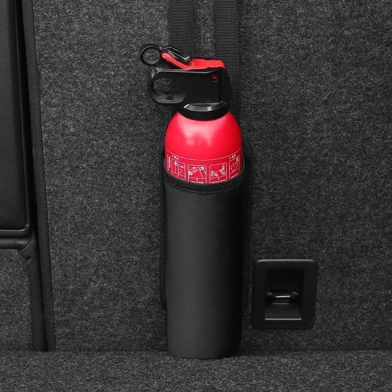 

NEW Auto Trunk Seat Back Holder Fire Extinguisher Hanging Bag Trunk Organizer Accessories Car Fire Extinguisher Storage Bag