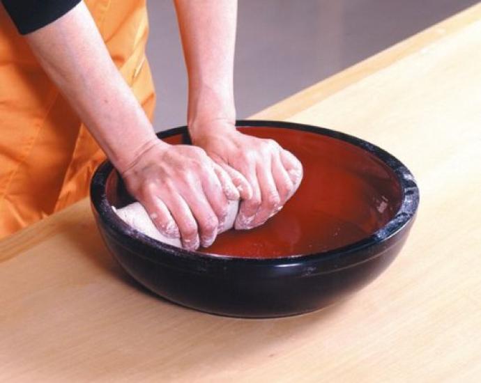 Yamako Soba Kneading 854349 Bowl, 31cm,