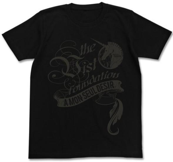 COSPA Mobile Suit Gundam UC Unicorn Vist Foundation T-shirt BLACK L size