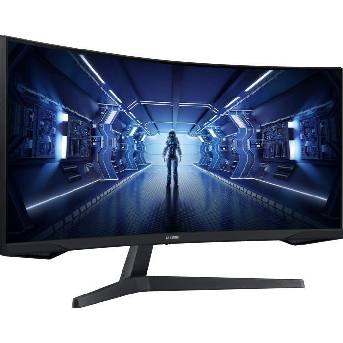 Zakřivený herní monitor - SAMSUNG - 34" - UWQHD - 165Hz - VA panel - 1ms - LC34G55TWWPXEN