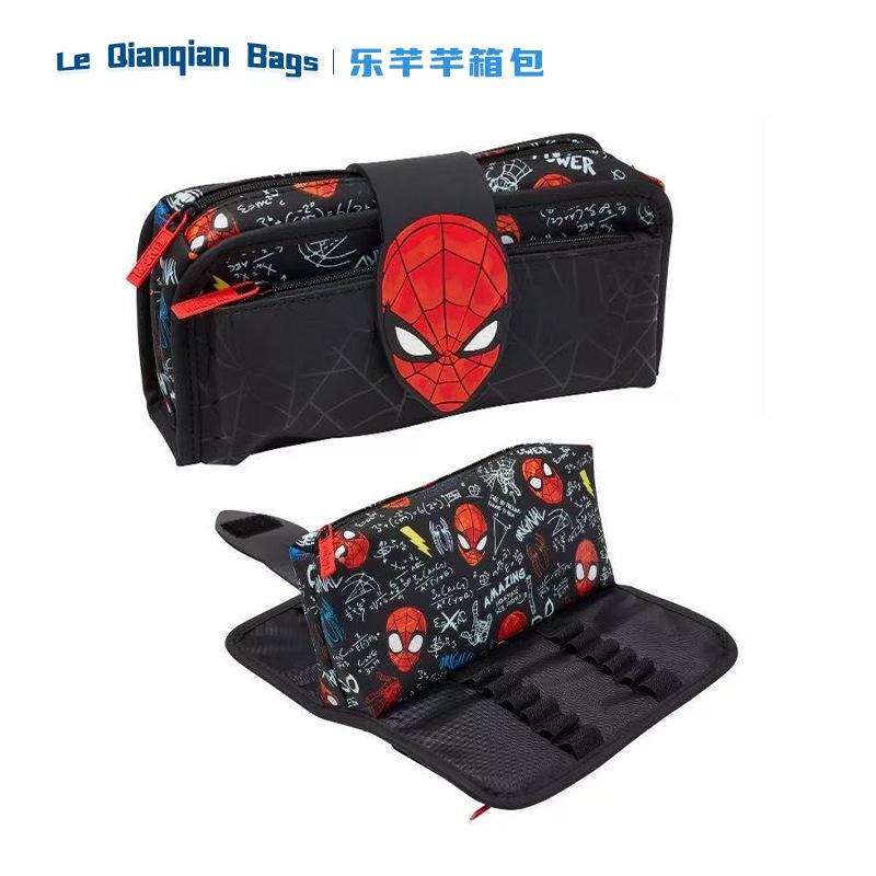 Smiggle Mask Spider-Man Large Schoolbag for Cool Boys High Capacity Book Backpack 2pcs