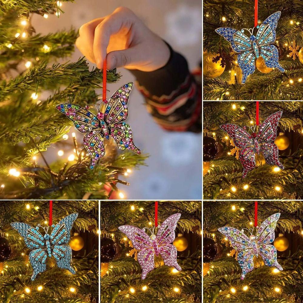 2D Christmas Ornament Creative Christmas Tree Hanging Ornaments
