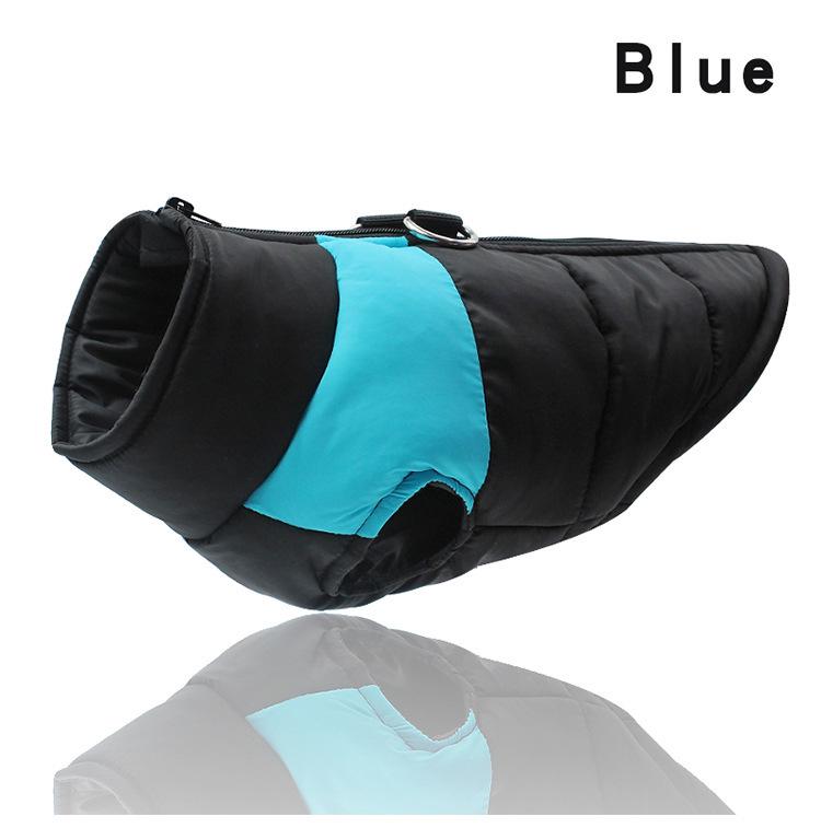 Winter Dog Ski Suit: Thickened Cotton Jacket & Warm Vest