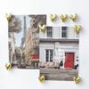 20 Cute Heart-shaped Decorative Magnets, Golden and Silvery Refrigerator Magnets, Small Home Kitchen Magnet Set for Decorating Office Whiteboards