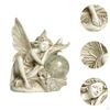 Garten Solar Statue Licht Elf Mädchen Skulptur Fee Figurine Rasen Ornament für Bauernhaus