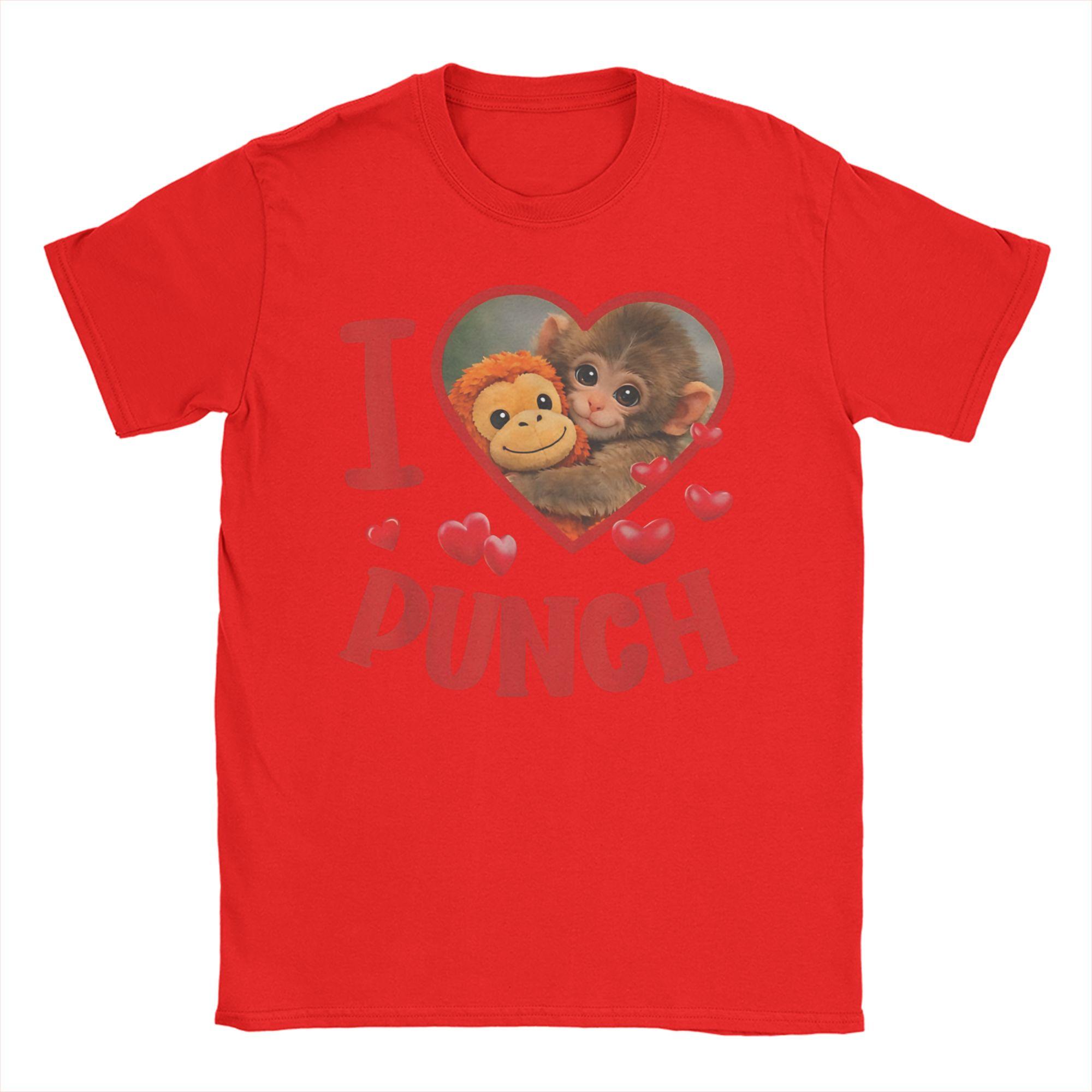Baby Monkey Punch Cute Monkey Punch T Shirt Beach Cotton TShirts Unisexs Trendy Cool Casual Tee Shirt Short Sleeve Clothes S