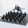 New 21Pcs Solider Uruk Hai Army Figrues King Angmar With Fell Beasts Shield Sword Bow Spear Weapons Kid Toys