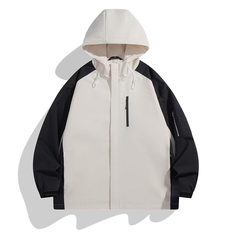 Kurtka z kapturem Odzież męska Wiosna Nowa Casualowa Męska Modna Odzież Robocza Kurtka Sportowa Outdoorowa