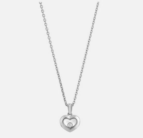 

Xiao Family 925 Silver Time Turns Fortune Necklace with Heart-Shaped Diamond Perfume Bottle and Starry Sky Design Rose Gold