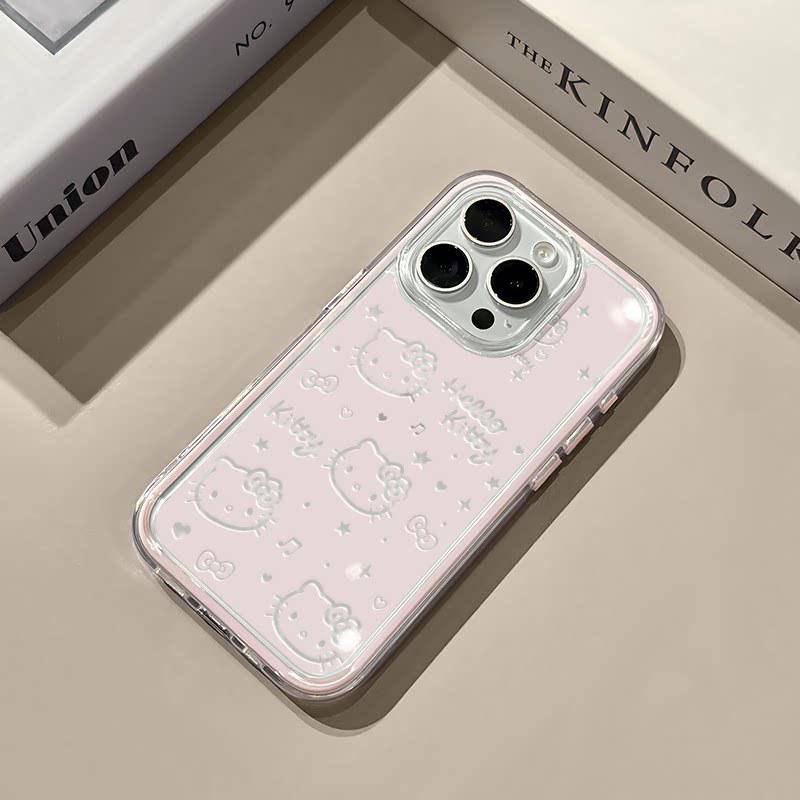 Line Art Cat Phone Case for Apple 17/16 Promax, 15 with High-End Feel, 14 Promax, 13 Pro - Hot Seller