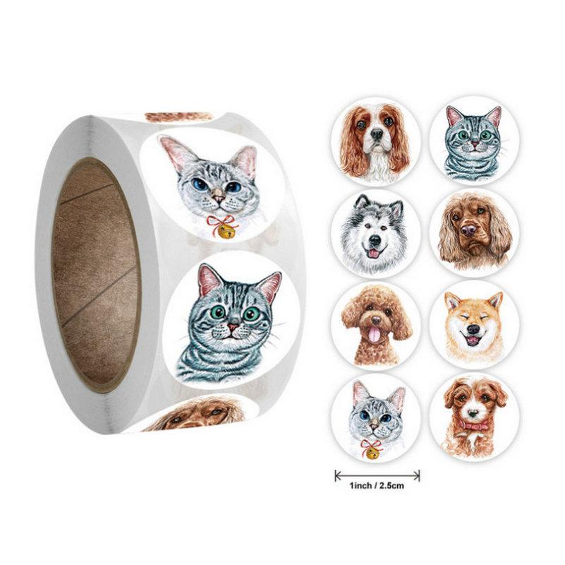 Wholesale New Kids' Motivational Stickers Cute Animal Reward Sticker Friendly Campus Office Classification Self-Adhesive Labe