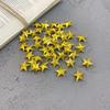 Mini 2cm Five-Pointed Star Christmas Tree Topper & Cake Insert with Ornaments
