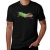 Watercolor Grasshopper TShirt Relaxed Fit Casual Short Sleeve Top