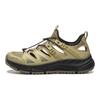 Li Ning Cushioning Slip Resistant Abrasion Resistant Support Lightweight Low top Running Shoes Men's Gray Yellow ARSW121-3