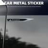 cyxmtz1 NEW Mitsubishi Ralliart Lancer EX Outlander 3 Pajero 4 ASX Car Metal Alloy Badge Car Body Side Wing Fender Decoration Stickers
