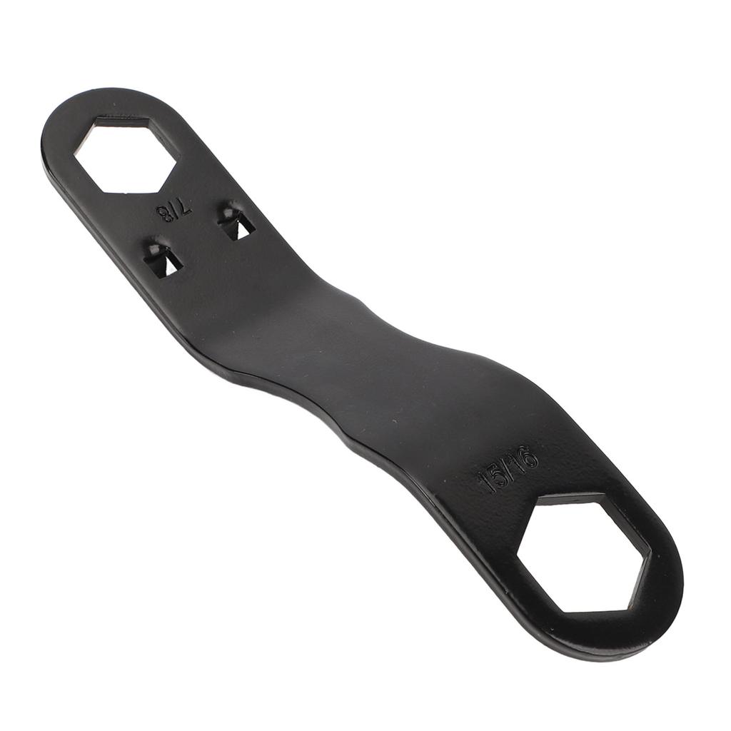 6PCS RV Water Heater Drain Plug and Wrench Kit Aluminium Alloy Camper Heater Drain Plugs for 15 16in and 7 8in Wrench