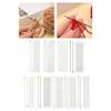 7Pcs Double Pointed and Single Pointed Knitting Needle Set Long Stainless Steel Straight Knitting Needle for Knitting