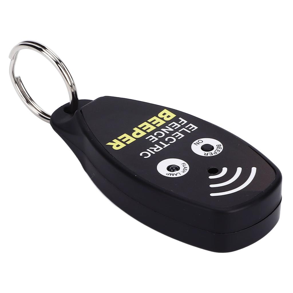 Electric Fence Beeper Portable Fence Voltage Tester Gardening Tool with Red Light for Farms