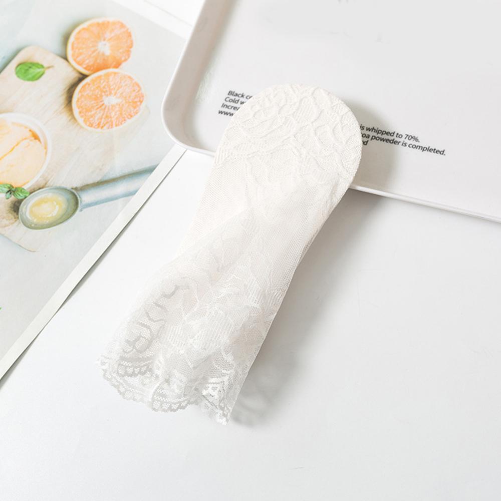 Sommer Damen Spitze Socken Blume Aushöhlen Strümpfe Atmungsaktiv Kühl Mesh Socken Für Weiblich Dünne Transparente Fußsocken Knöchelsocken
