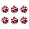 6CM Foam Christmas Balls Red White Christmas Hanging Balls Christmas Tree Pendant  for Home