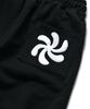 AMOU Spiral One Tuck Sweat Pants Black