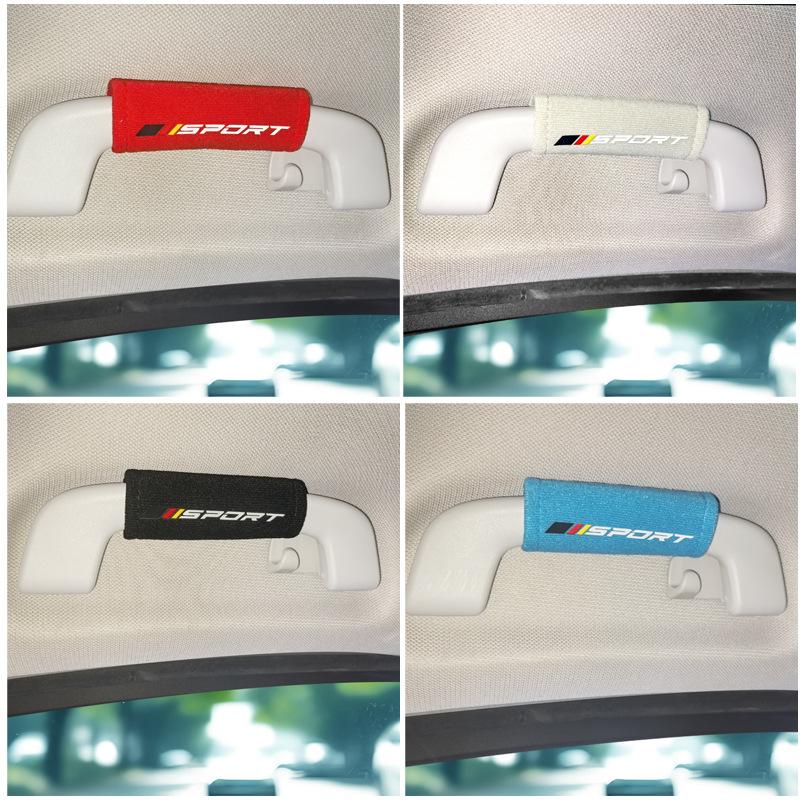1Pcs Car Roof Protection Cover Car Short Plush Handle Cover Door Handle Anti Slip Decoration Car Interior Products