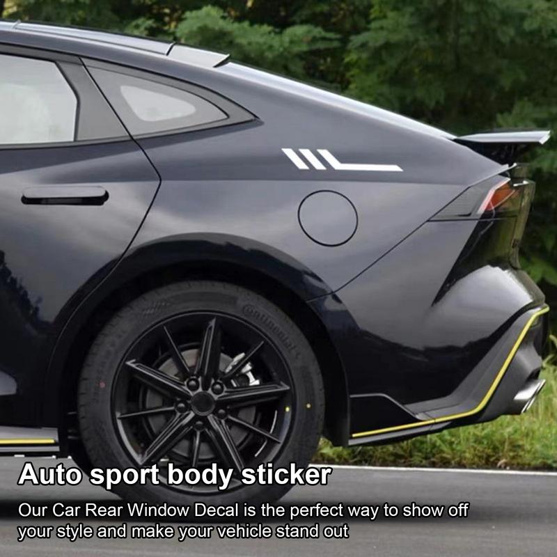Car Body Decals Auto Decor Stickers For Rear Window Body Strong Adhesion Car StickerS For Vehicle Modification Accessories
