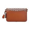 Coach Studio 25 Flap Lock Adjustable Shoulder Strap Jacquard And Glove Tanned Leather Shoulder Bag Crossbody Bag Medium Women Shoulder Bag C7933-B4TA7
