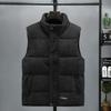 New Vest Jacket Autumn Winter Warm Coat Stand Collar Padded Waistcoat Corduroy Work Wear Male Clothes M-5XL Sleeveless Vest