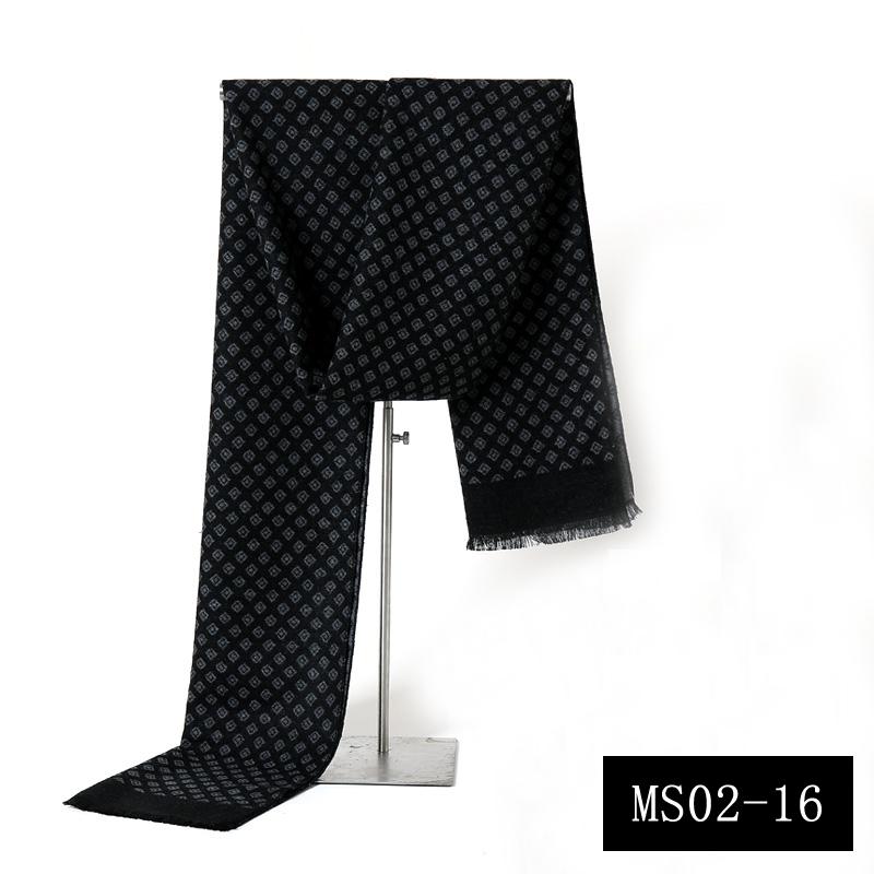 New Fashion Plaid Men Scarves Autumn Winter Pashmina Thick Warm Cashmere Scarf Men'S Business Long Wraps Classic Shawl