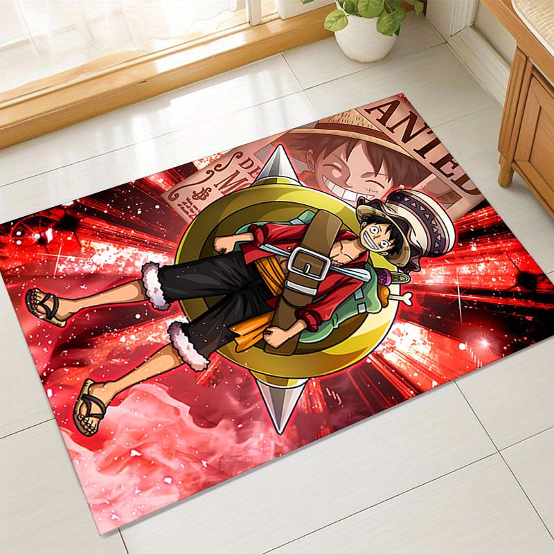 1pc One Piece Adventure Carpet for Playroom Bedroom Living Room Sofa Home Decor,kids Game Area Rug Non-slip Floor Mat Y82619