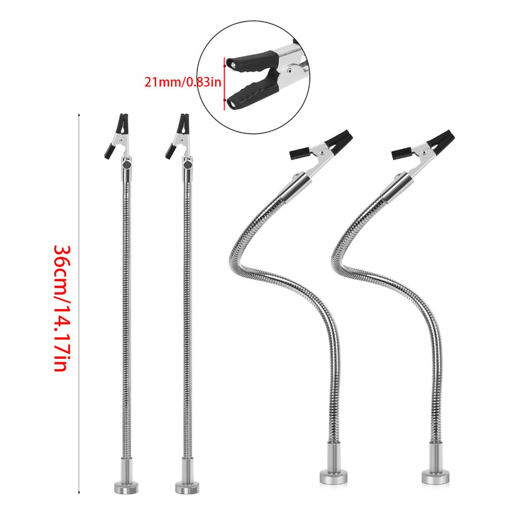 2/4Pcs Magnetic Adjustable Electronic Board Clamps Soldering Helping Hands Tool for Engineers and Repair Technicians