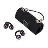 Clamp On Earbuds Bluetooth V6.0 Noise Cancelling Ear Clamp Earbuds with Unique Detachable Bow Earrings for Work Fitness
