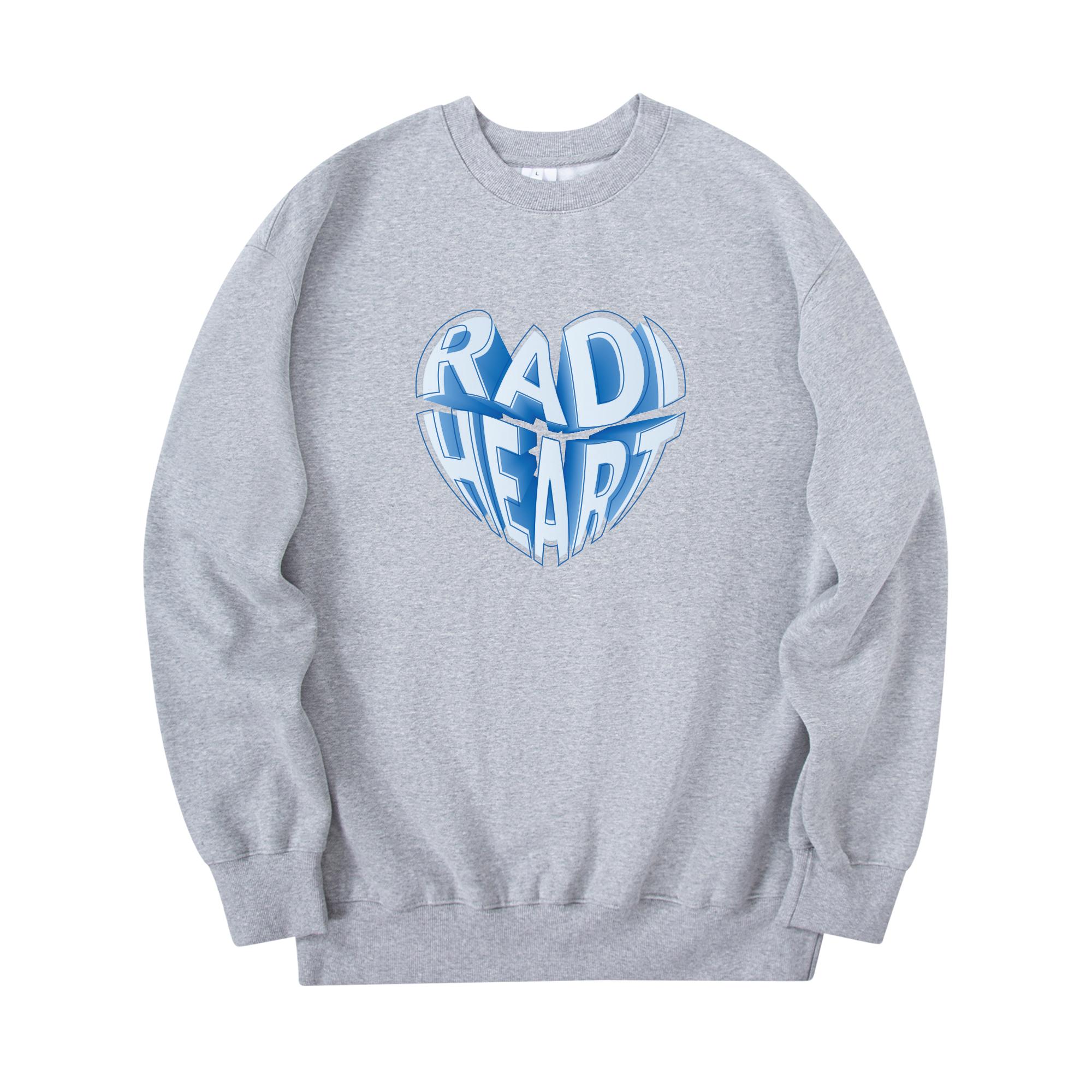 Свитшот Radineo с шариком-сердцем Серый L