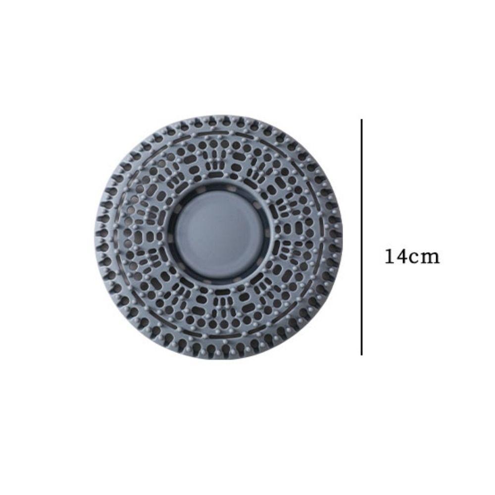 2pcs Fine Filter Hair Catcher Stopper Round Shape Floor Drain Cover Strainer  Kitchen