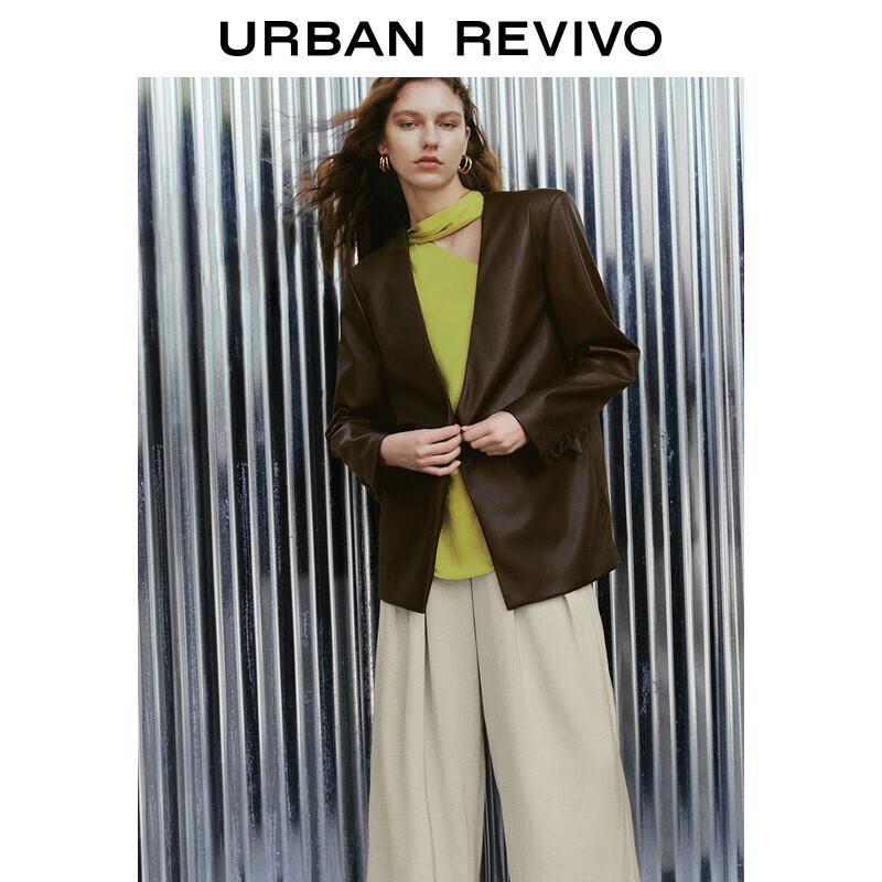 

Женское современное ретро пальто на одной пуговице L