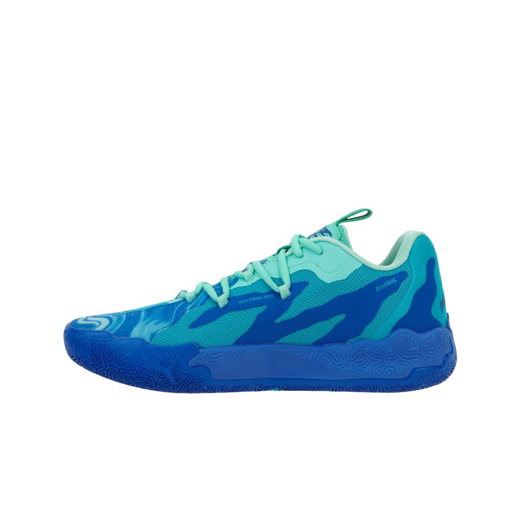 Puma MB.03 Lo Team Hyperlink Blue Herren-Sneakers Bright-Aqua Electric-Peppermint 310519-01