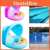 Colorful Pvc Baby Swim Float For Children With Protective Canopy And Comfort Design