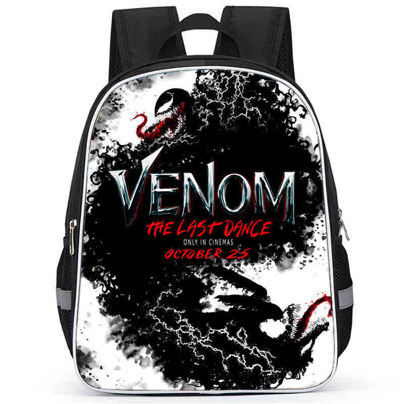 Venom 3 After A Dance Peripheral Anime Printed Backpack Student School Bag