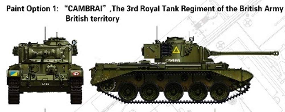 Vespid Model 1/72 British Army A34 Comet Mk.1B Cruiser Tank Plastic Model VPM720004