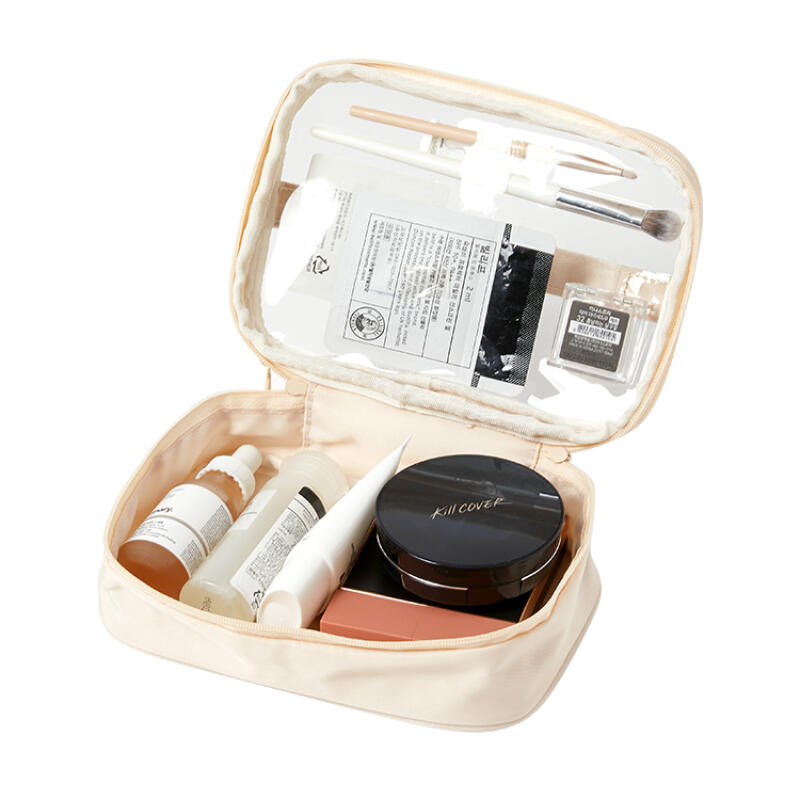 2-tier Transparent Makeup Pouch (37003287)